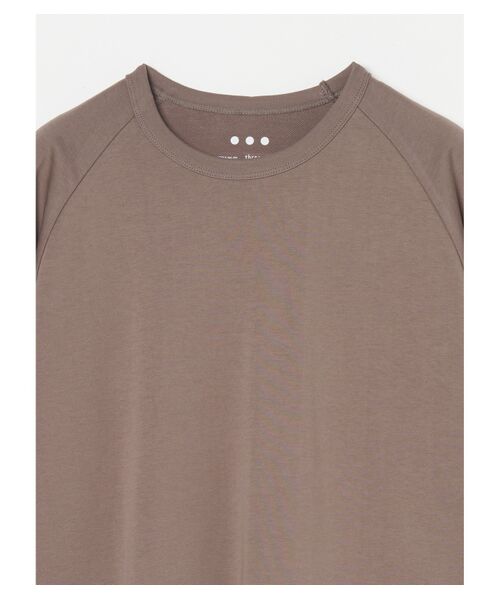 three dots / スリードッツ Tシャツ | Men's spain pima fleece raglan tee | 詳細2