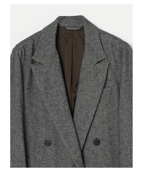 three dots / スリードッツ テーラードジャケット | Cotton tweed jacket | 詳細2