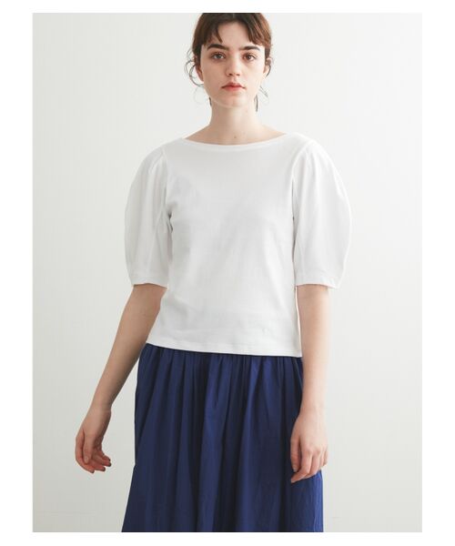 three dots / スリードッツ Tシャツ | Organic cotton knit half ginger | 詳細6