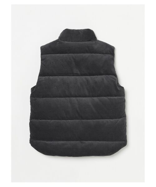 three dots / スリードッツ その他アウター | Men's corduroy down vest | 詳細1