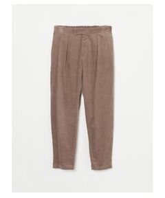 Men's coduroy shirring pants