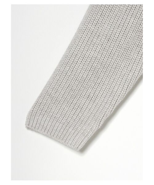three dots / スリードッツ カーディガン・ボレロ | Men's cotton cashmere v neck cardigan | 詳細3