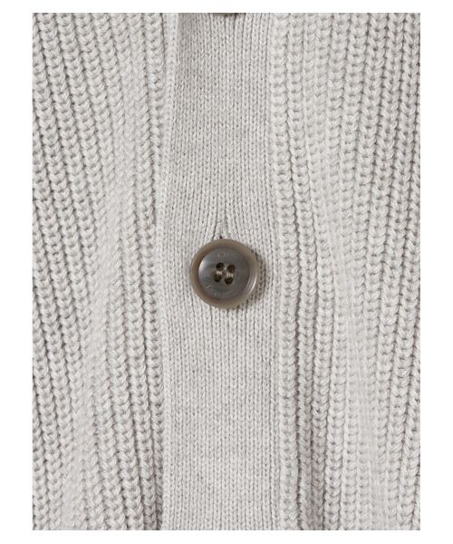 three dots / スリードッツ カーディガン・ボレロ | Men's cotton cashmere v neck cardigan | 詳細5