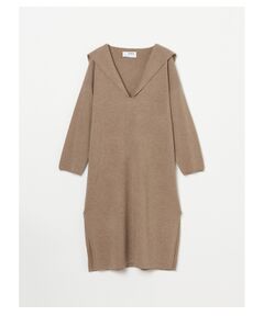 three dots / スリードッツ ニット・セーター | Washable wool cashmere dress