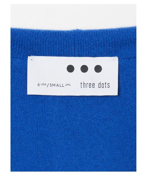three dots / スリードッツ ニット・セーター | Washable wool cashmere dress | 詳細4