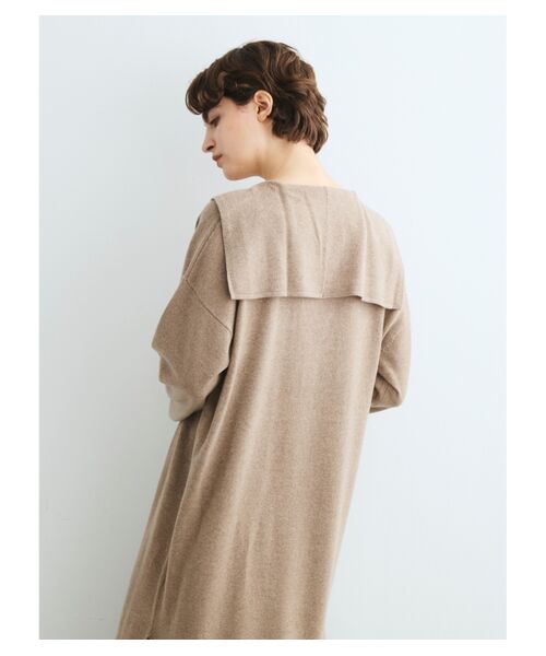 three dots / スリードッツ ニット・セーター | Washable wool cashmere dress | 詳細8