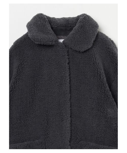 three dots / スリードッツ その他アウター | Upcycled eco fur middle coat | 詳細2