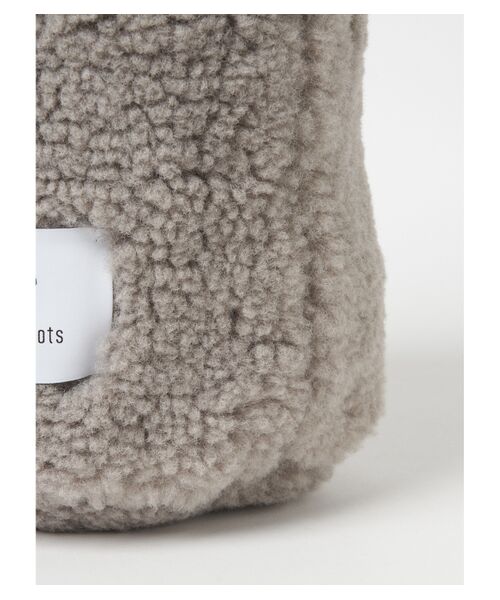 three dots / スリードッツ ショルダーバッグ | Upcycled eco fur mini tote bag | 詳細3