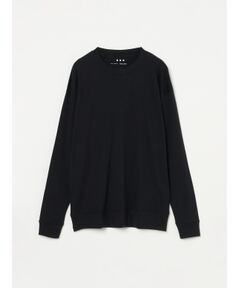 three dots / スリードッツ その他トップス | Men's brushed rib l/s sweat