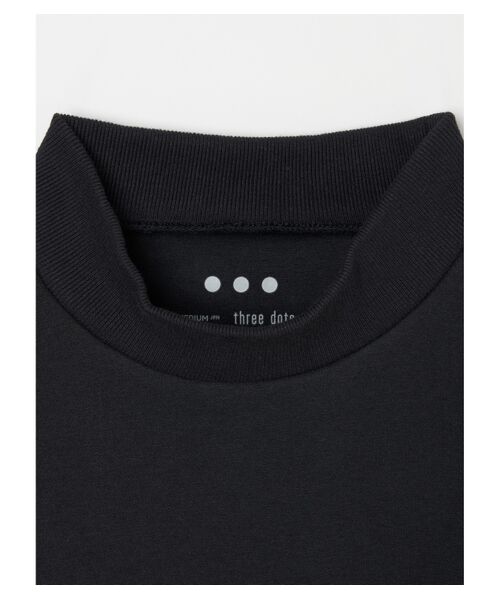 three dots / スリードッツ Tシャツ | Men's high gauge cardboard mock | 詳細5