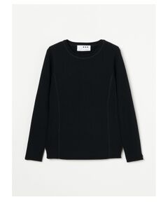 Wool outfit tee-knit crew neck