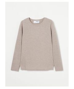 Wool outfit tee-knit crew neck