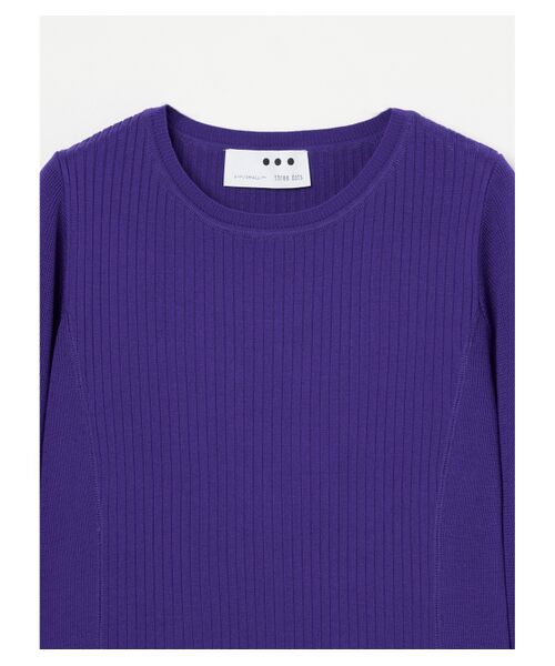 three dots / スリードッツ ニット・セーター | Wool outfit tee-knit crew neck | 詳細2