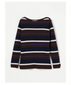 Wool outfit tee-knit boat neck