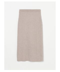 Wool outfit midi straight skirt