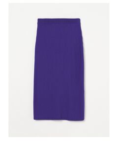 Wool outfit midi straight skirt