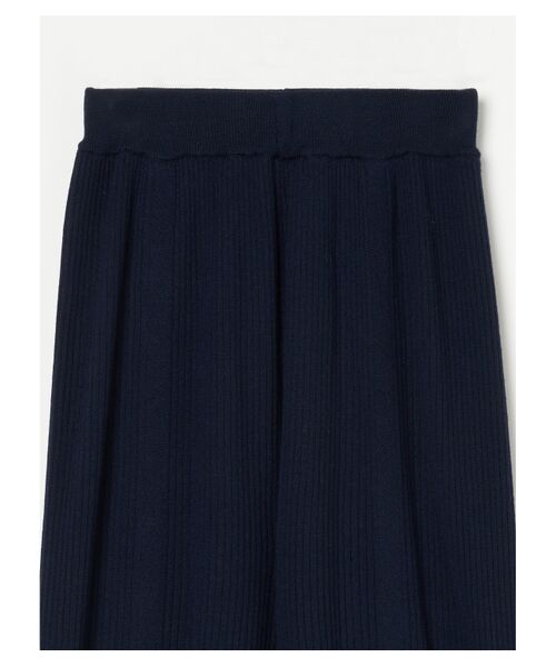 three dots / スリードッツ ニット・セーター | Wool outfit semi wide slit pant | 詳細2