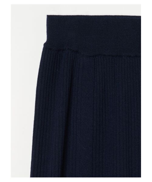 three dots / スリードッツ ニット・セーター | Wool outfit semi wide slit pant | 詳細3