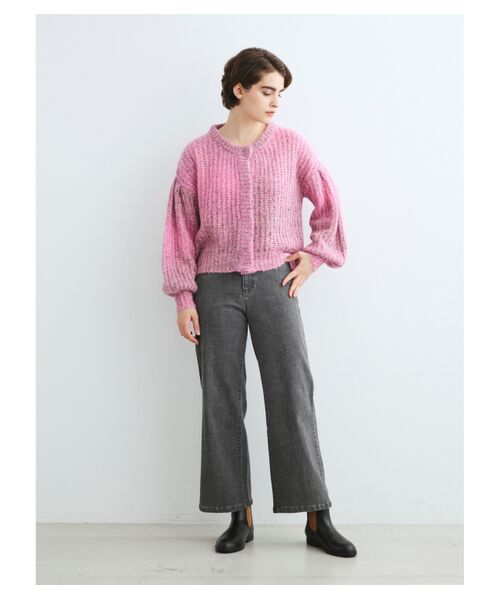 three dots / スリードッツ ニット・セーター | Vintage nep l/s jacket cardigan | 詳細9