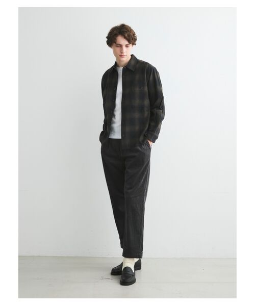 three dots / スリードッツ その他トップス | Men's ombre check double pocket shirts | 詳細10