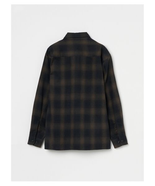 three dots / スリードッツ その他トップス | Men's ombre check double pocket shirts | 詳細1
