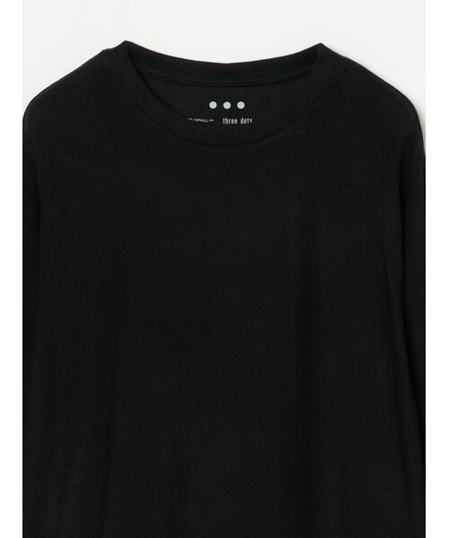 three dots / スリードッツ ニット・セーター | Brushed sweater simple crew neck | 詳細2