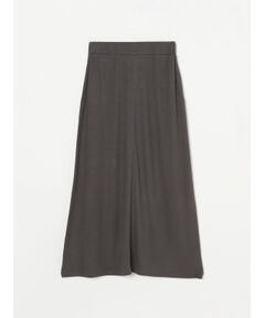 Brushed sweater a-line longskirt