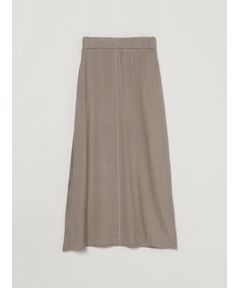 three dots / スリードッツ スカート | Brushed sweater a-line longskirt