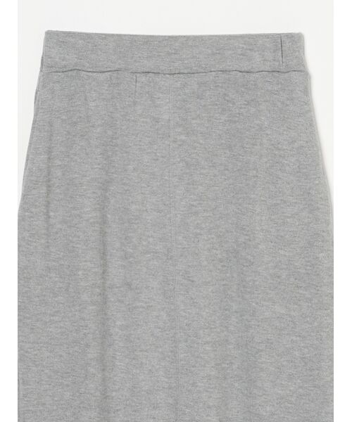 three dots / スリードッツ スカート | Brushed sweater a-line longskirt | 詳細2