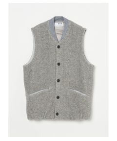 Men's recycled pile vest