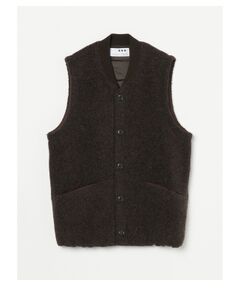 Men's recycled pile vest