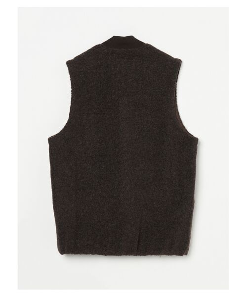 three dots / スリードッツ その他トップス | Men's recycled pile vest | 詳細1