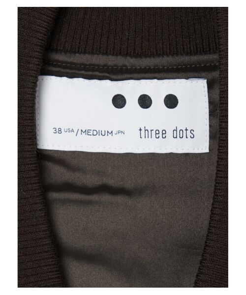 three dots / スリードッツ その他トップス | Men's recycled pile vest | 詳細3