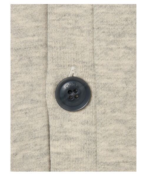 three dots / スリードッツ カーディガン・ボレロ | Men's supima fleece v-neck cardigan | 詳細5