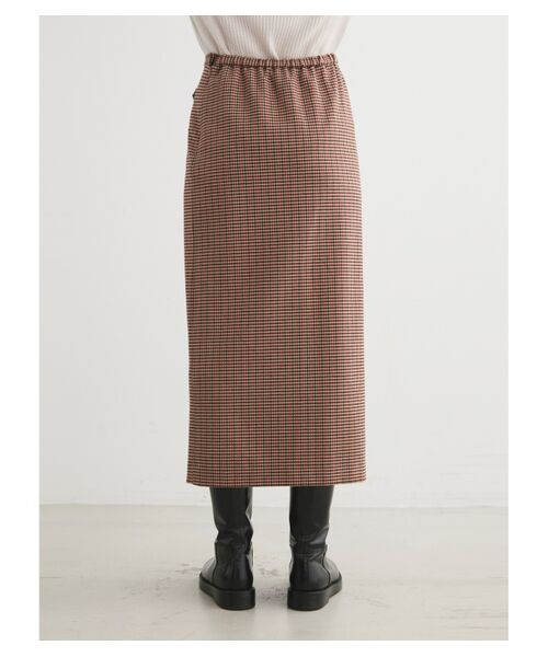 three dots / スリードッツ スカート | Stretch tweed clasic skirt | 詳細10