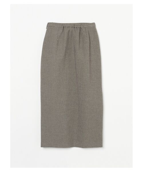 three dots / スリードッツ スカート | Stretch tweed clasic skirt | 詳細1