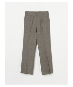 Stretch tweed semiflair pant