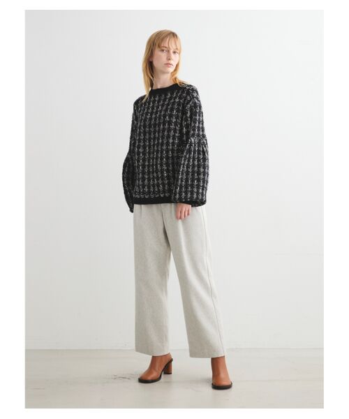 three dots / スリードッツ ニット・セーター | Color tweedy sweater l/spullover | 詳細7