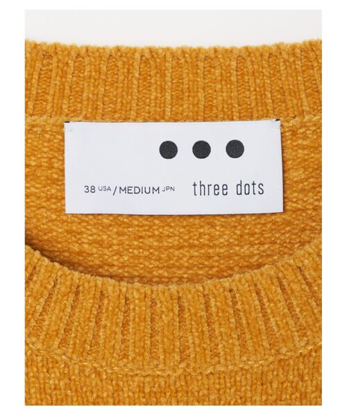 three dots / スリードッツ ニット・セーター | Men's mole knits l/s crew neck | 詳細3