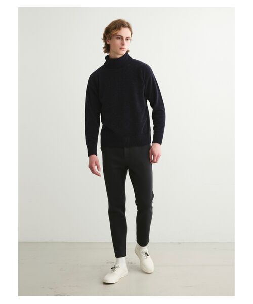 three dots / スリードッツ ニット・セーター | Men's mole knits turtle neck | 詳細8