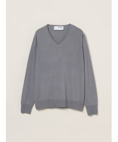 three dots / スリードッツ その他トップス | Merino superfine l/s v neck