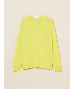 three dots / スリードッツ その他トップス | Merino superfine l/s v neck