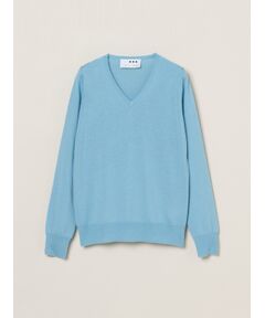 three dots / スリードッツ その他トップス | Merino superfine l/s v neck