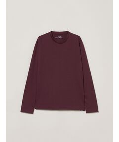 three dots / スリードッツ Tシャツ | Men's powdery cotton crew neck