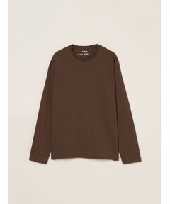 three dots / スリードッツ Tシャツ | Men's powdery cotton crew neck