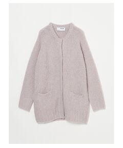 Curly boucle midi cardigan