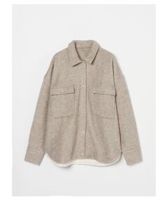 Cotton yak shirt jacket