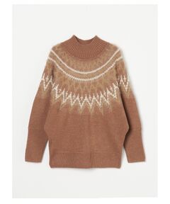 Jaguard sweater dolman sweater