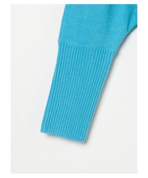 three dots / スリードッツ ニット・セーター | Jaguard sweater dolman sweater | 詳細3