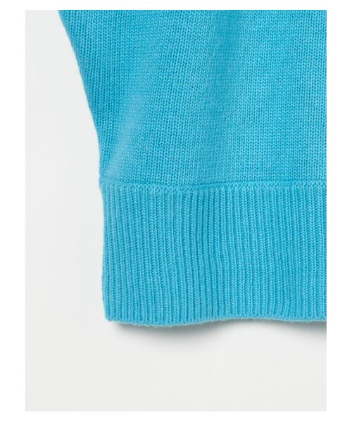 three dots / スリードッツ ニット・セーター | Jaguard sweater dolman sweater | 詳細4